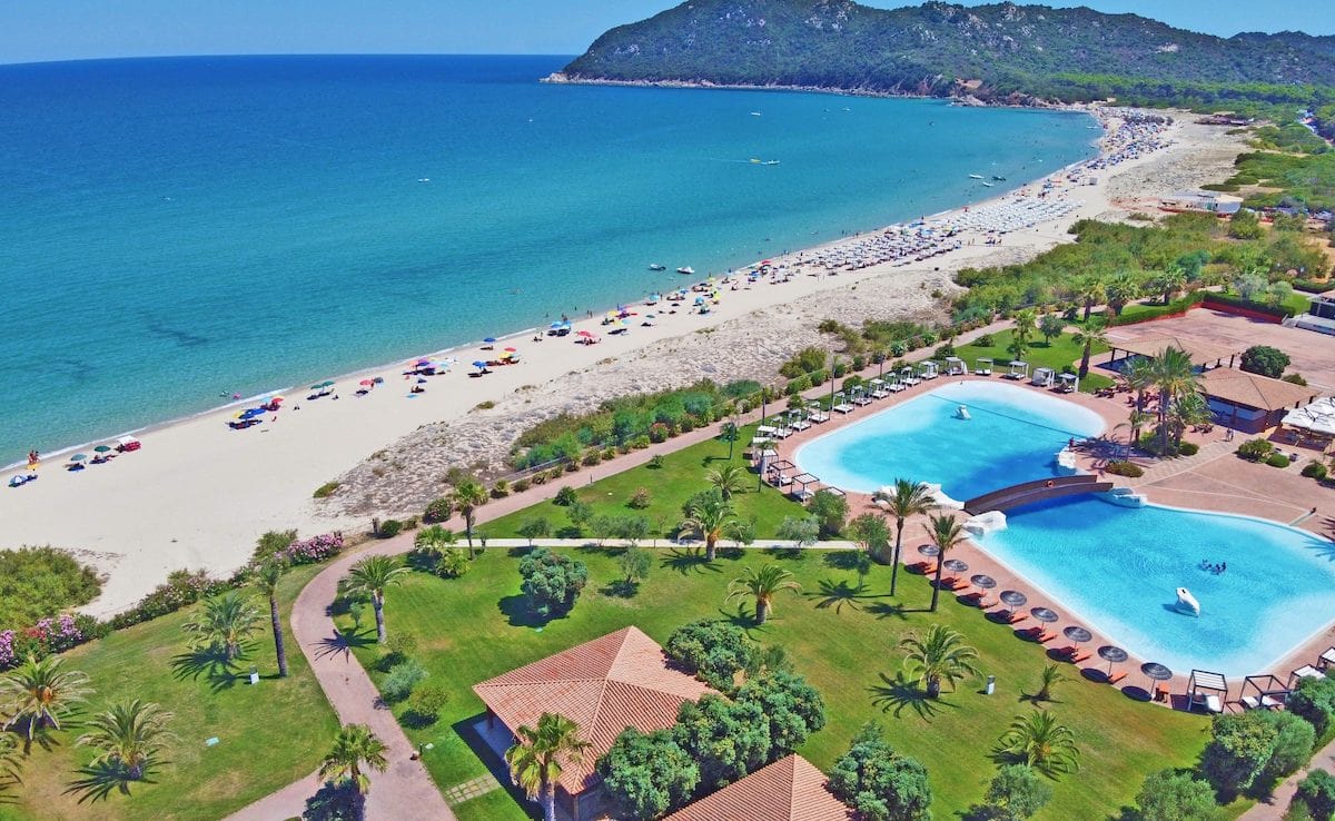 hotel garden beach vista mare